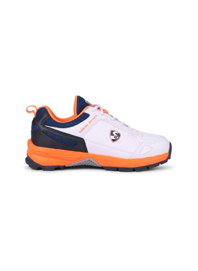 SG CLUB 6.0 Cricket Shoe (Classic White/Royal Blue/Lime) - UK-5 - Image 2